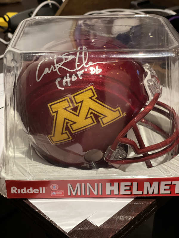 Carl Eller Signed Minnesota Golden Gophers Mini Helmet (PSA COA